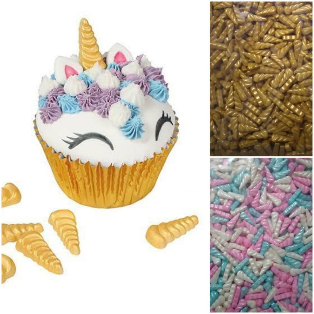 

Springkel trimix hiasan kue mix unicorn tanduk 50 gr