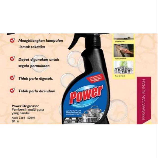 Power Hitam pembersih kerak, lemak dan noda membandel pada teplon, kuali,panci, setrika.