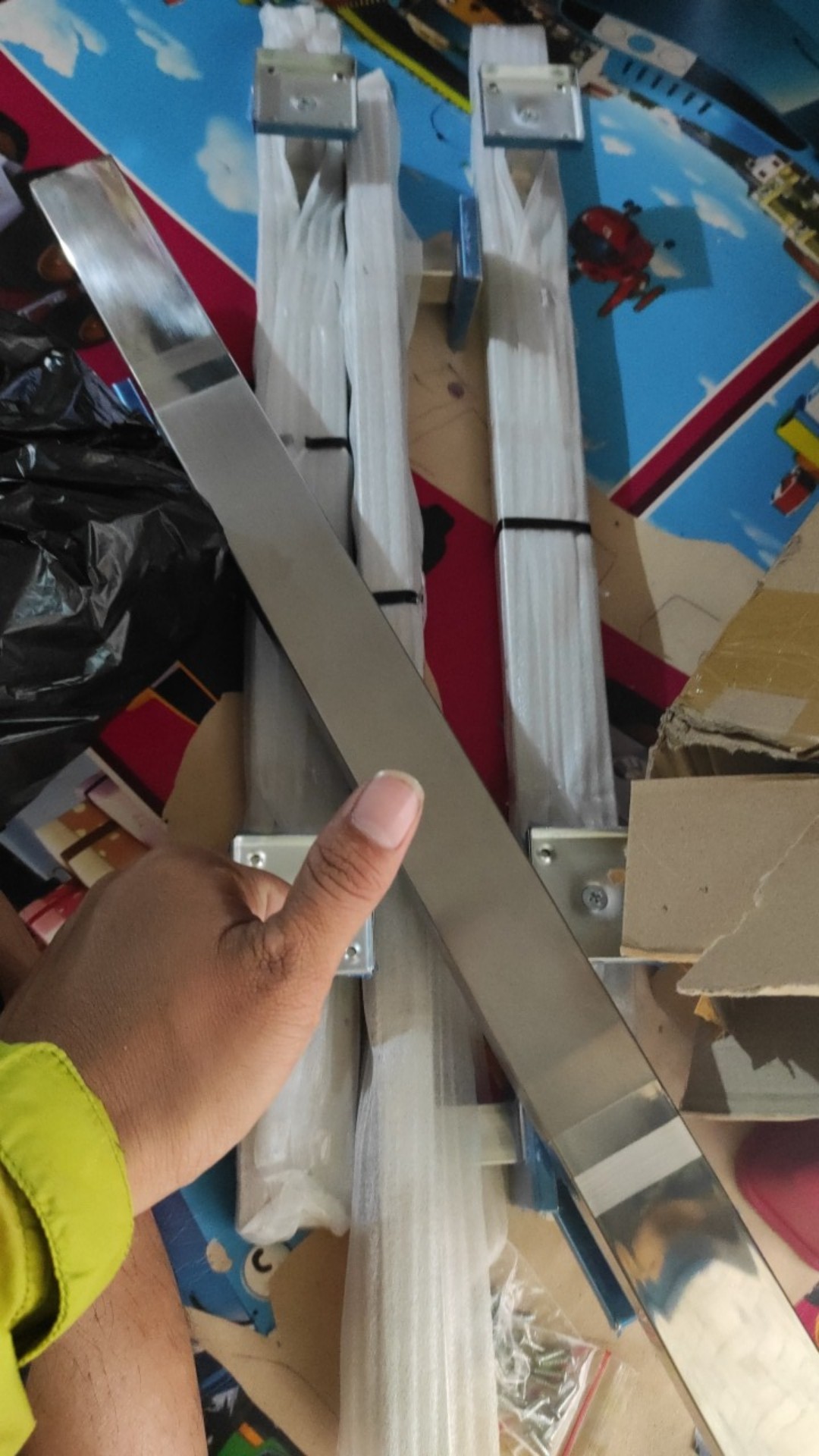 Logamjowo Set Hendle Pintu Minimalis 60cm 4pcs Hendle Dan 1bodikunci