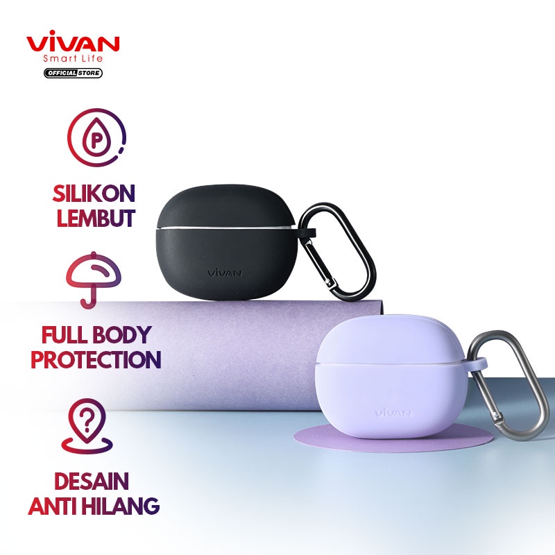 VIVAN CARRYING CASE Original TWS Headset Earphone Bluetooth T300NC