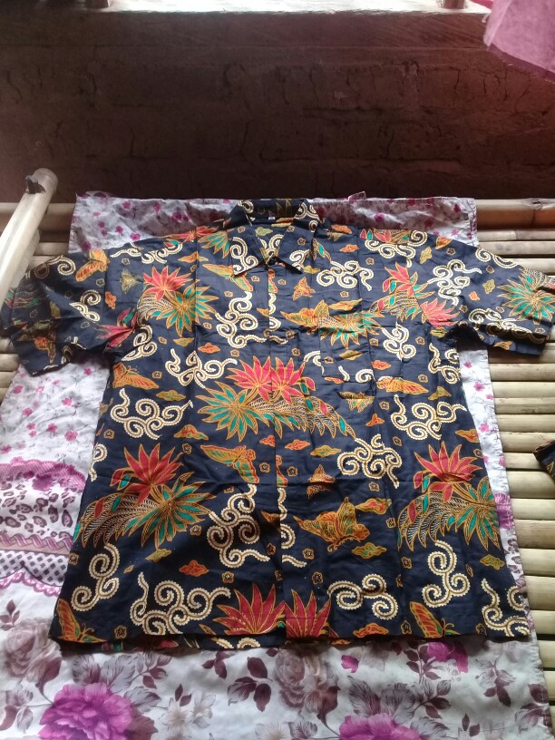 Vanbas Store Batik Sarimbit Family Mawar Daun / Batik Family / Batik Couple / Batik Keluarga / Batik