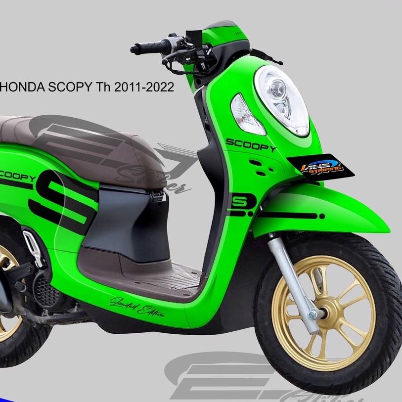 STIKER SCOOPY 2021 2022 FULL BODY / STIKER SCOOPY WARNA CANTIK / DECAL STIKER SCOOPY