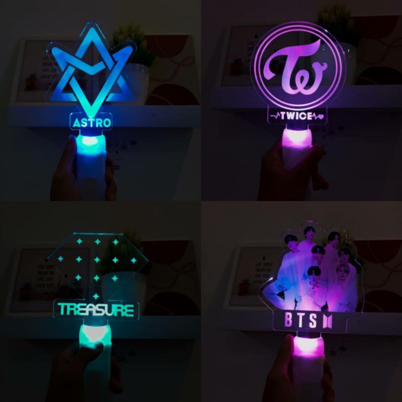 LIGHTSTICK FANMADE KPOP BTS BLACKPINK EXO TREASURE NCT ASTRO