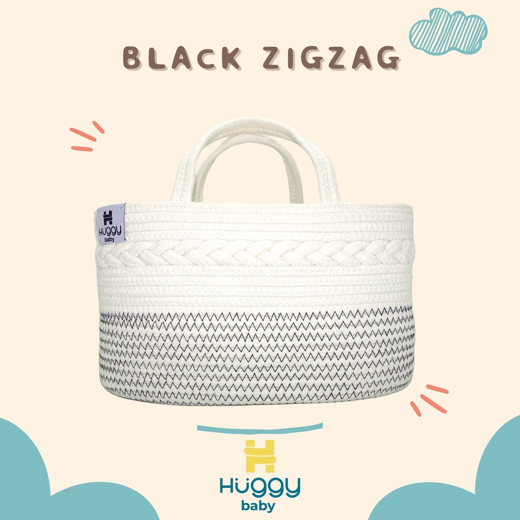 Huggy Baby BAG01 Rope Caddy Bag | Diaper Bag Organizer Bag Tas Bayi