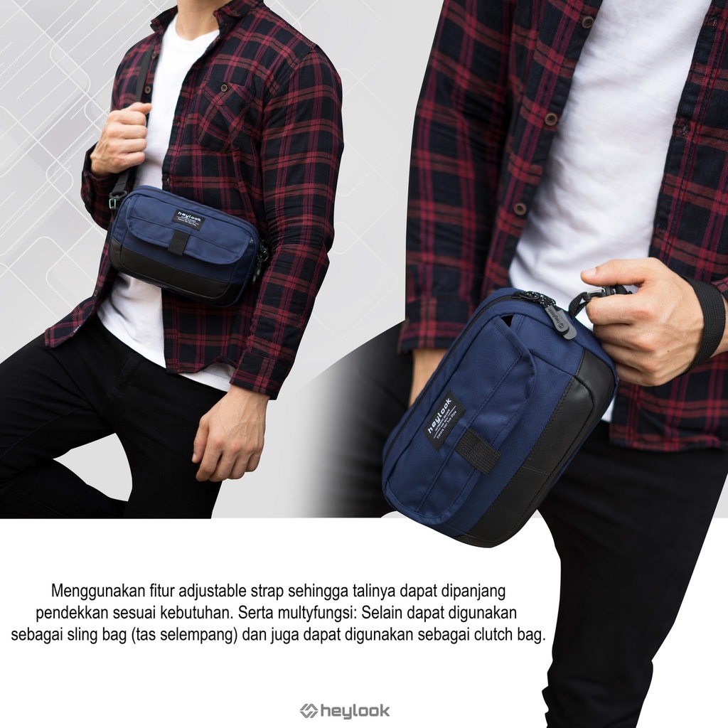 HEYLOOK Project - Tas Selempang Pria HEIZT Sling Bag Pria Tas Slempang Cowok