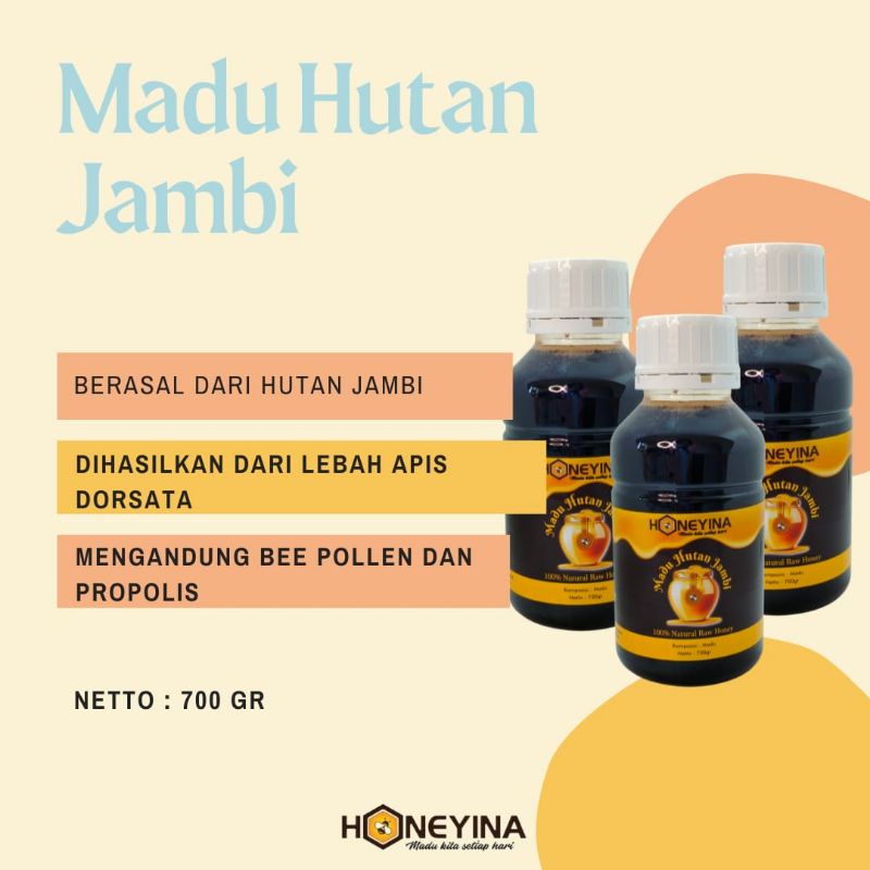 

Madu Hitam Hutan Jambi Multiflora