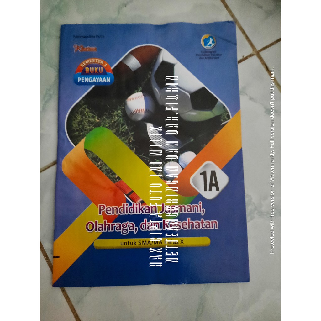 LKS PJOK Kelas 10 X 11 XI SMA MA Semester 1 K13 rev 2018 kharisma