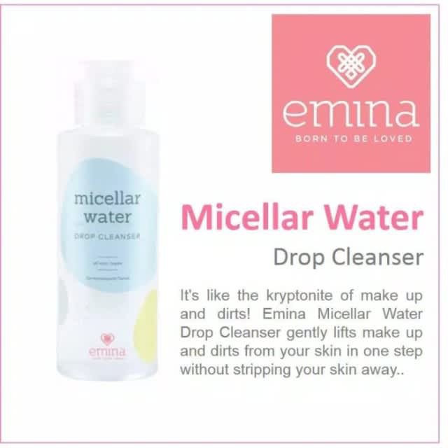 EMINA MICELLAR WATER DROP CLEANSER 100ml EX 03/23