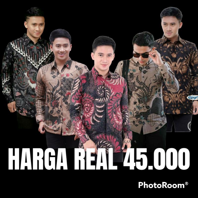 kemeja Batik Kinahara. Terbaru limited edition Lengan panjang