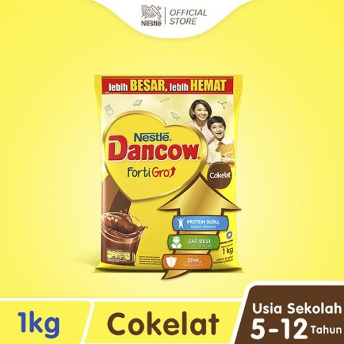 

DANCOW Fortigro Susu Bubuk Susu Anak Coklat Pouch 1kg