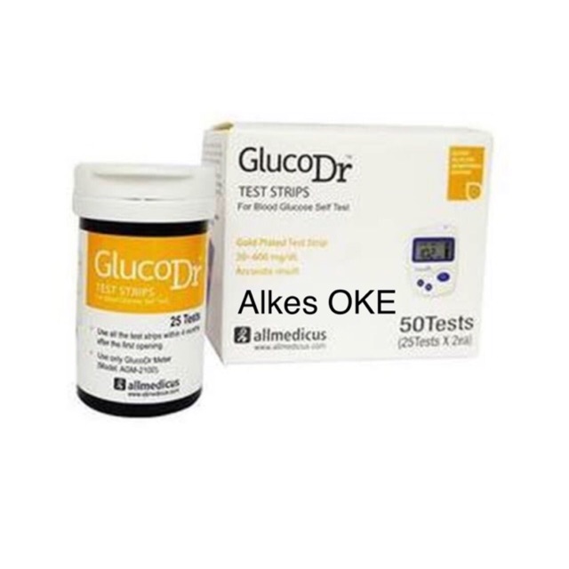 Gluco dr test strip / 25 test strip