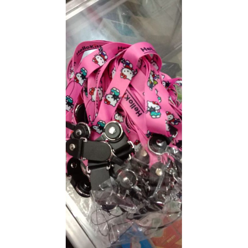 SNAP ON LANYARD ID CARD/TALI GANTUNGAN HP/KUNCI MOTOR KARAKTER