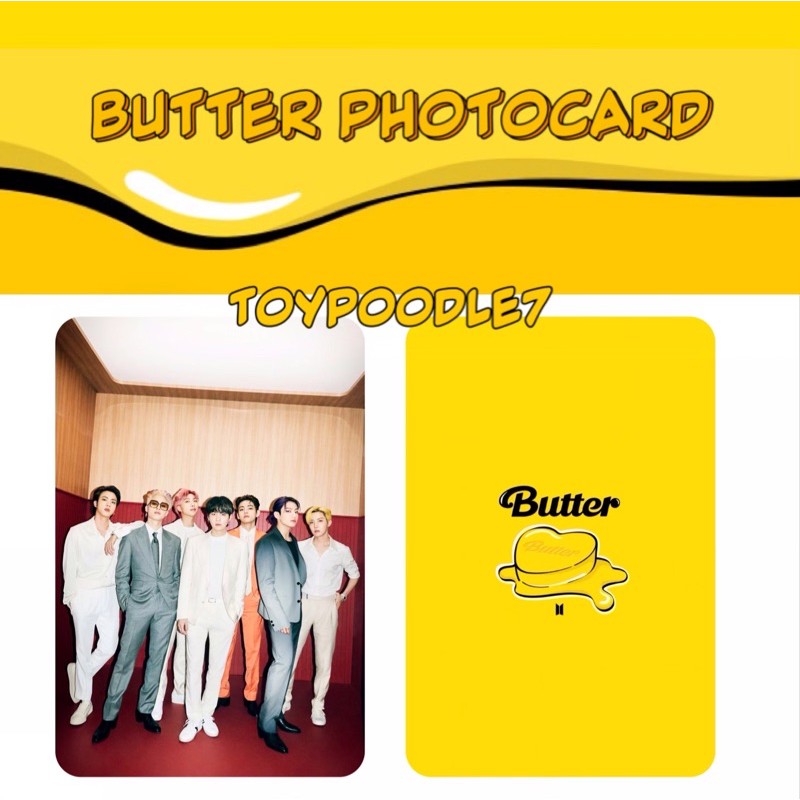BTS Butter Photocard Unofficial 8 Photocard CONCEPT 1, CONCEPT 2