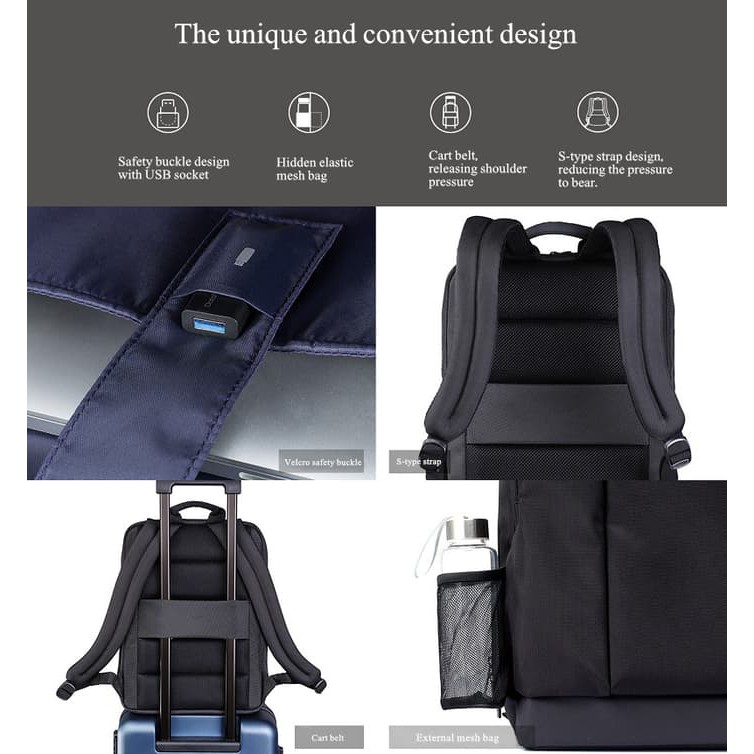 Bag Original Classic Business Backpack Tas Laptop Ransel