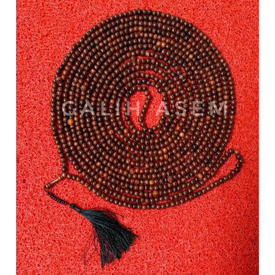 Tasbih - Tasbih Kayu Galih Asem 1000 Butir Tasbeh Kayu Seribu Butir Galih Asem