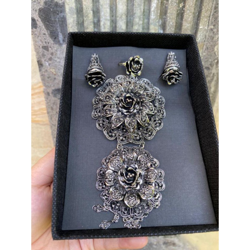 Bros Alpaka Bali Bulat Bakar