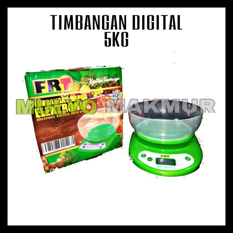 TIMBANGAN MANGKOK DIGITAL 5KG FRT