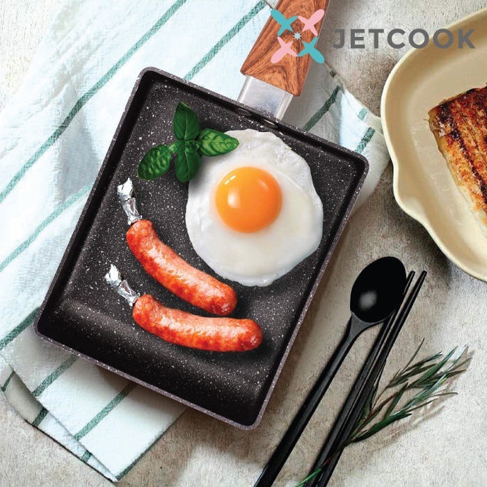 JetCook Panci Penggorengan Telur Tamago Omelette Non Stick Frying Pan