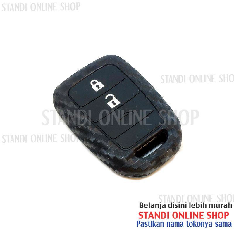 Kondom Kunci Silikon Carbon Remote Honda New Brio Mobilio BRV HRV Jazz