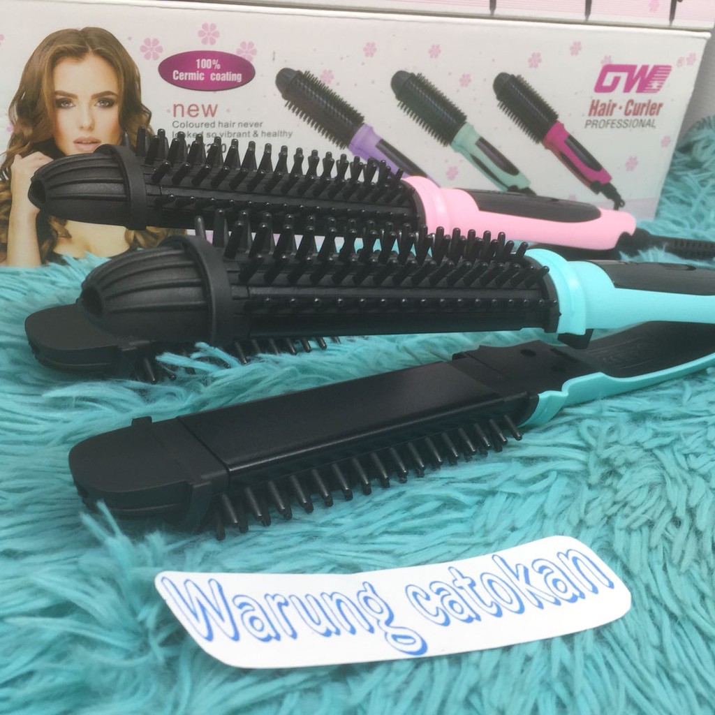 Catokan GW 7200 catok sisir original catokan 2in1 sisir blow