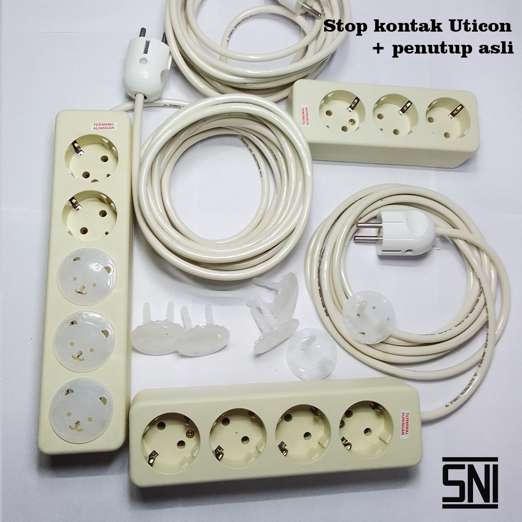 stop kontak uticon jadi colokan listrik roll kabel extention panjang 10 7 5 3 1 5 meter 5 4 3 2 luba