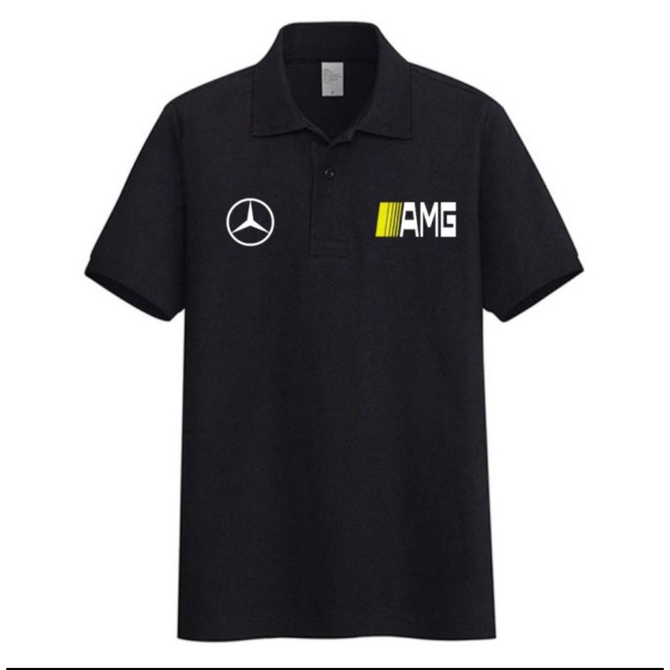 Noveli wear - Kaos kerah pria | kaos polo shirt | kaos polo distro logo AMG