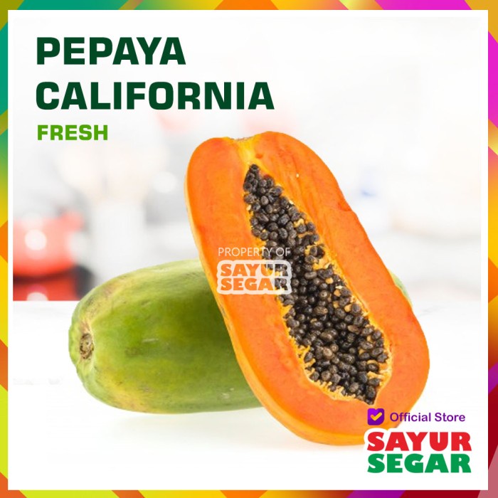 

[CINERE] BUAH PEPAYA CALIFORNIA [1 Buah, ±700g]