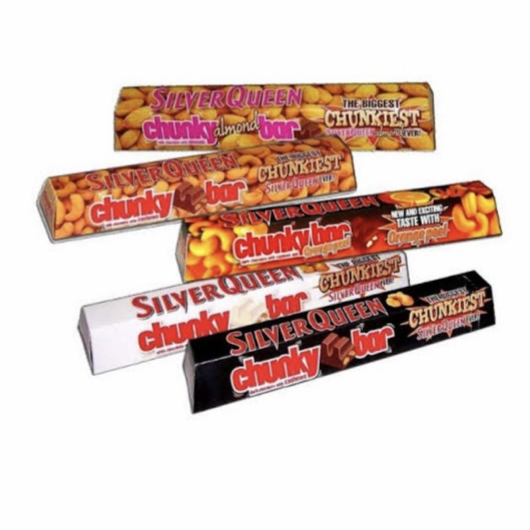 

SILVERQUEEN CHUNKY BAR 95 GR/GRAM, COKELAT SILVER QUEEN CHUNKYBAR 95GR EX 100gr, CHUNGKY BAR COKLAT