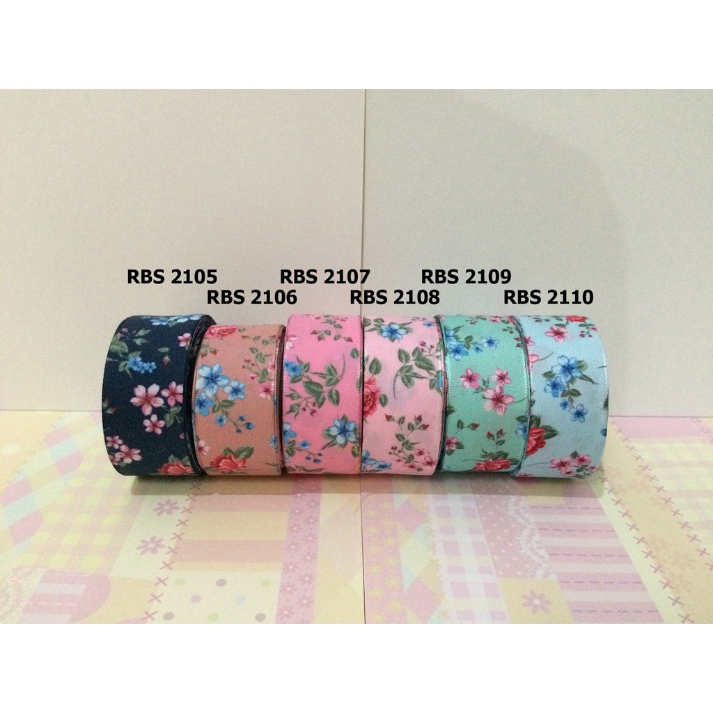 

[10 YARD] PITA SATIN MOTIF BUNGA SALE RBS 2105,2106,2107,2108,2109,2110
