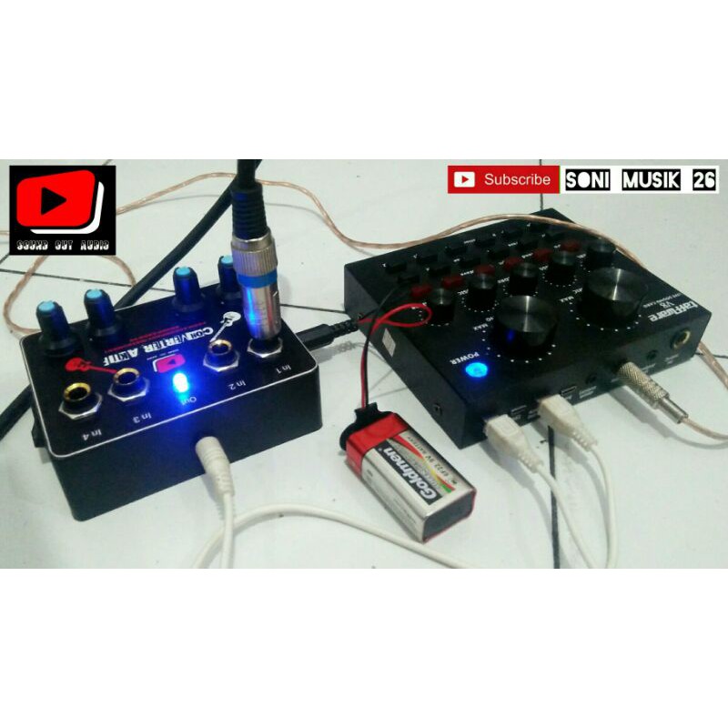 Converter Soundcard V8 Aktif 4 Input (Mantap Hasilnya)