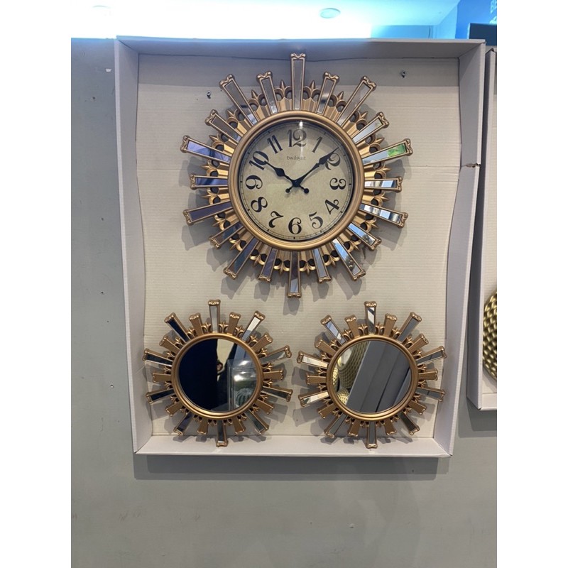 INFORMA WALLDECORATION SET HIASAN DINDING INFORMA JAM DINDING