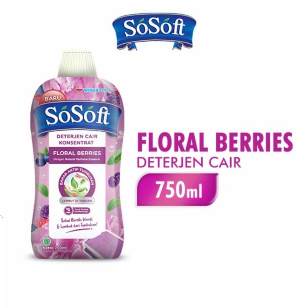 Sosoft So Soft Detergent Liquid 700ml Wings