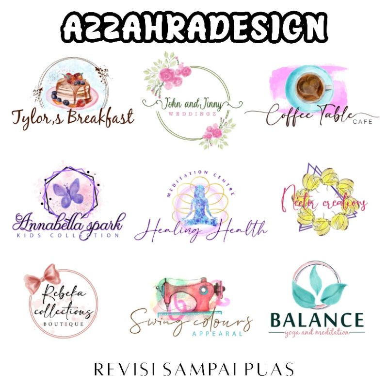 Jual Jasa Desain Logo Olshop Dan Kartu Ucapan Indonesia Shopee Indonesia