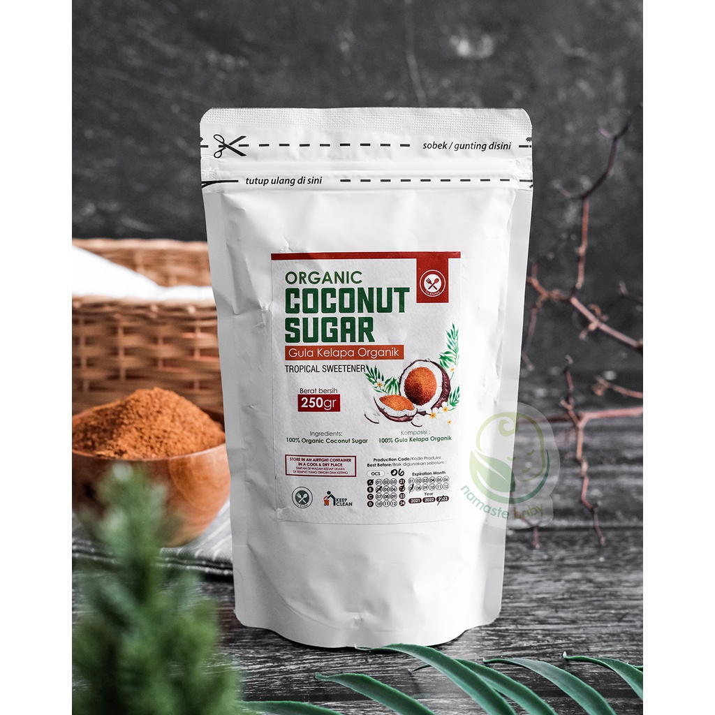 

ORGANIC COCONUT SUGAR - GULA KELAPA ORGANIK 250GR