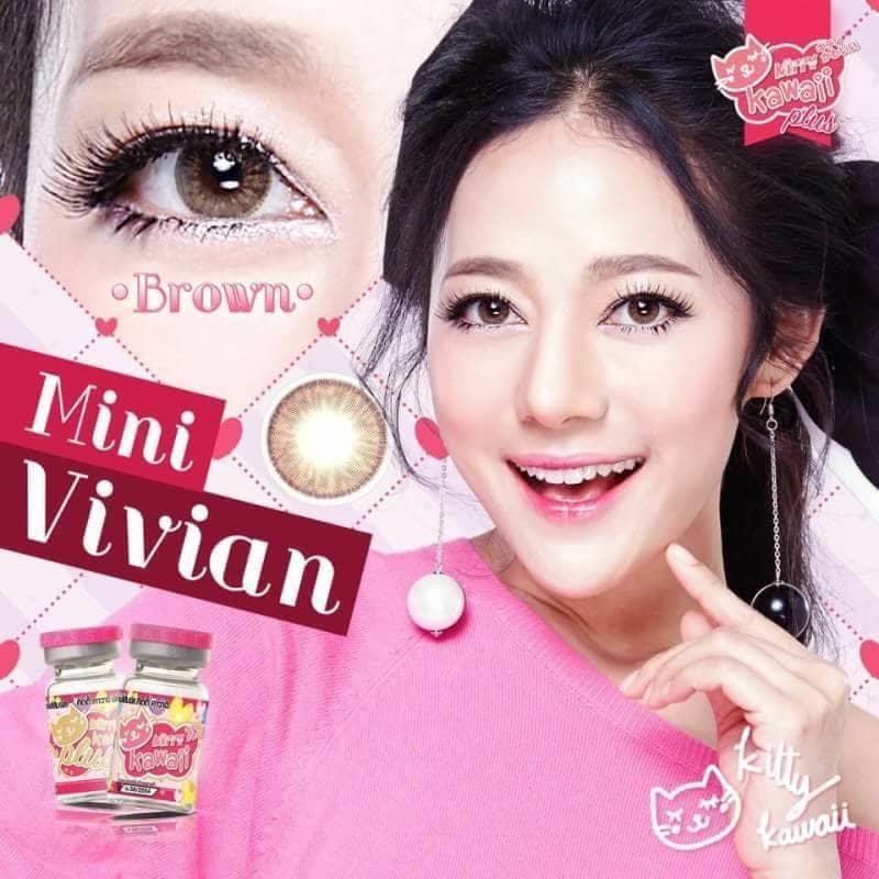 SOFTLENS MINI VIVIAN GREY KITTY KAWAII (NORMAL ONLY)