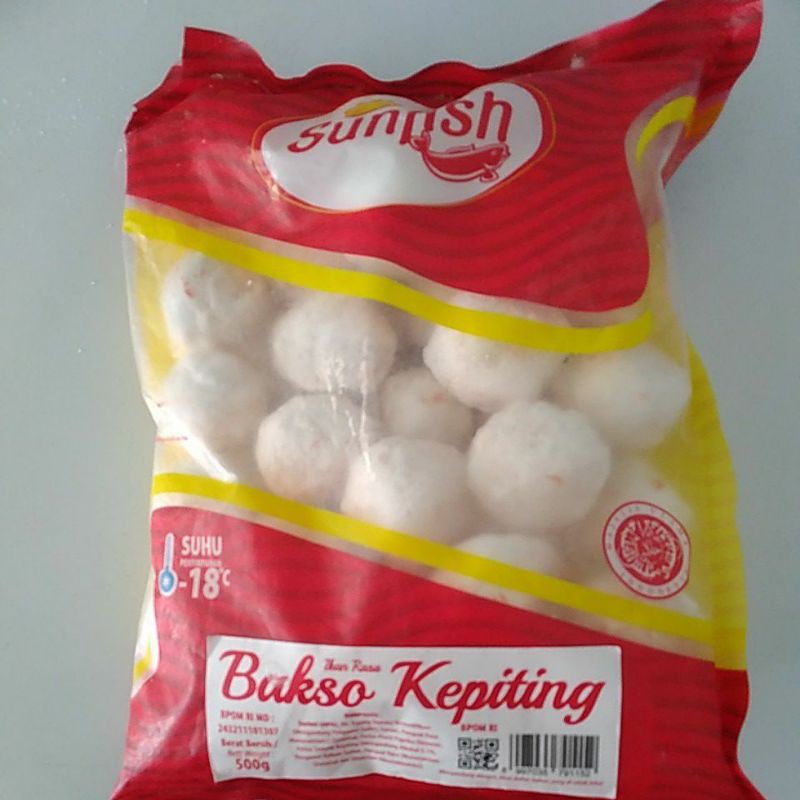 

bakso kepiting sunfish 500g