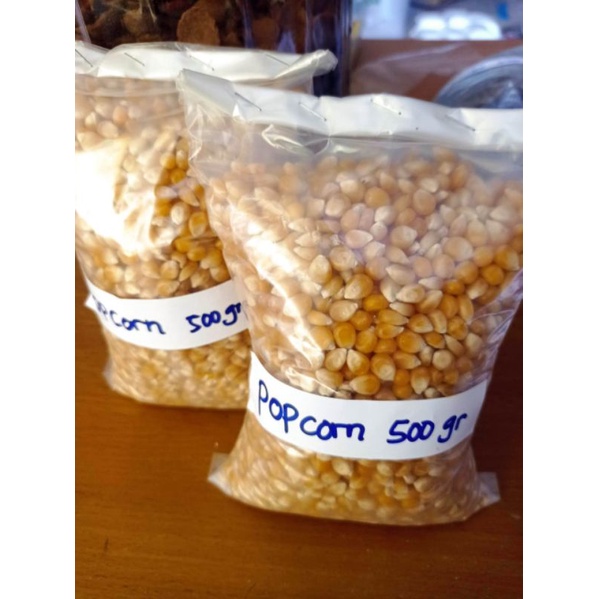 Biji Jagung Popcorn 500gram/ Biji Jagung Mentah Kering 500gr /Popcorn Jagung Premium 500gram