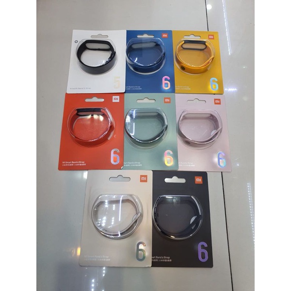 Strap Mi band  7 6  Silicone Tali Pengganti Xiaomi Mi Band 7 6 Original