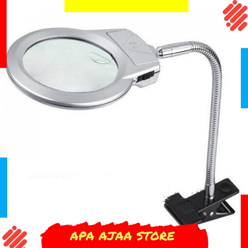 Termurah ! GoodLand Lampu Meja Portable dengan Kaca Pembesar - MG15122-2B