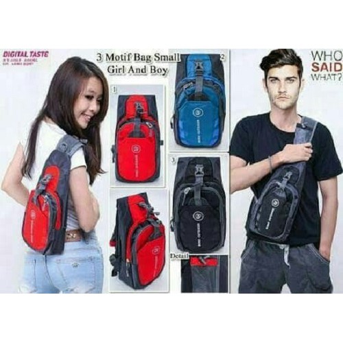 Tas Selempang Bahu Rendy Bobo Outdoor Tas Anti Air Waterproof Pria Wanita