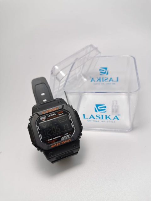 Jam Tangan Sporty Pria Wanita Rubber Tahan Air Lasika 8109