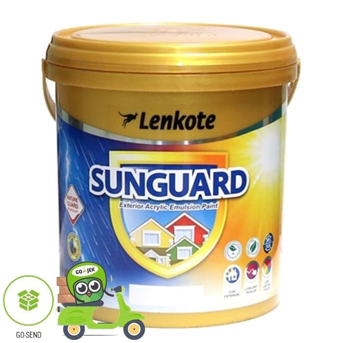 Jual Lenkote Sunguard Cat Tembok Exterior Warna Super White 25liter Shopee Indonesia 2938