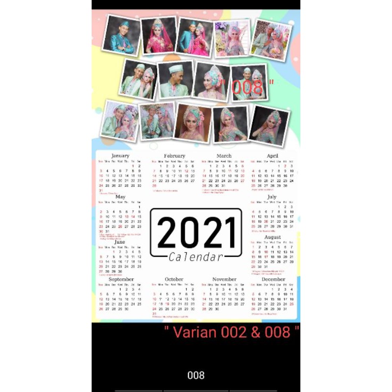 

Kalender 2021 Custom A3+