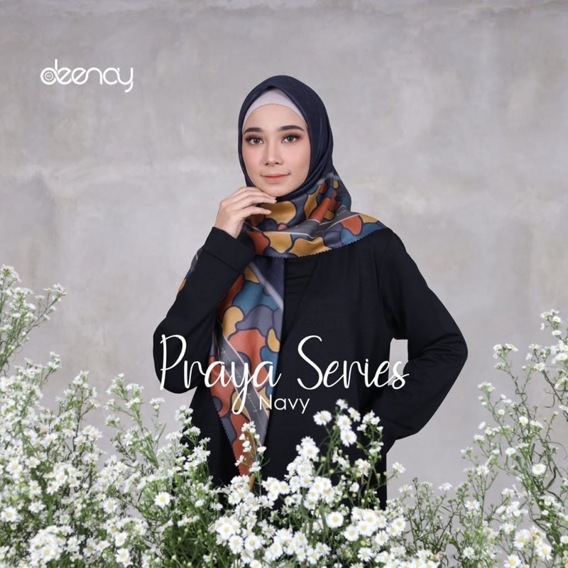 PRAYA VANILLA SCARF | KERUDUNG VOAL SEGI EMPAT HIJAB