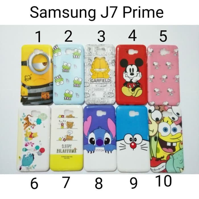 Case Softcase Karakter For Samsung J7 Prime / Softcase J7Prime