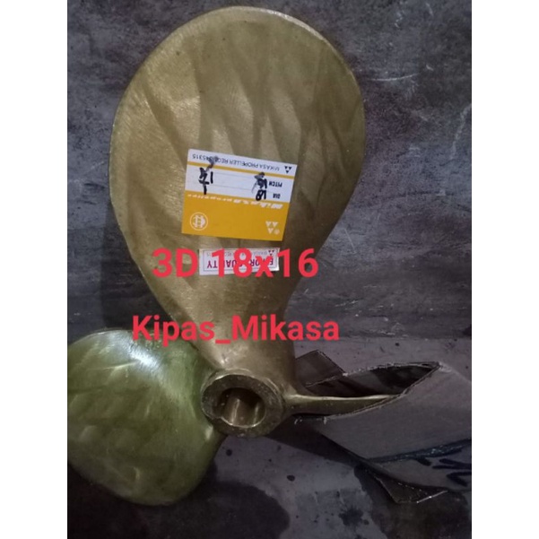Kipas Kapal Mikasa / Propeller 3D 18x16