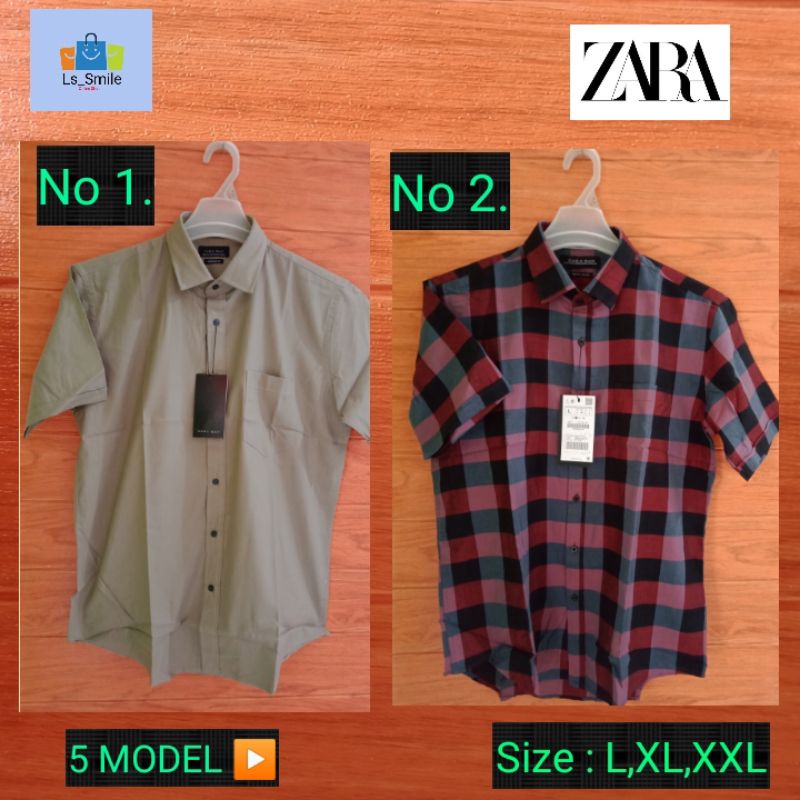KEMEJA REGULER FIT PRIA KEMEJA ZARA MAN ORIGINAL 100% KEMEJA IMPORT PRIA