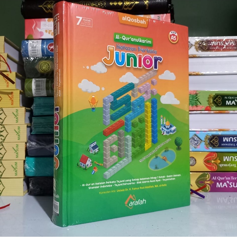 Alquran Hafazan PERKATA JUNIOR 7 Blok Warna , Al Quran Hafalan Uk A5