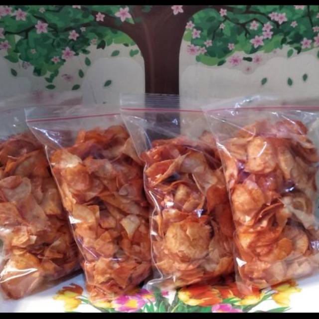 

Keripik singkong pedas manis