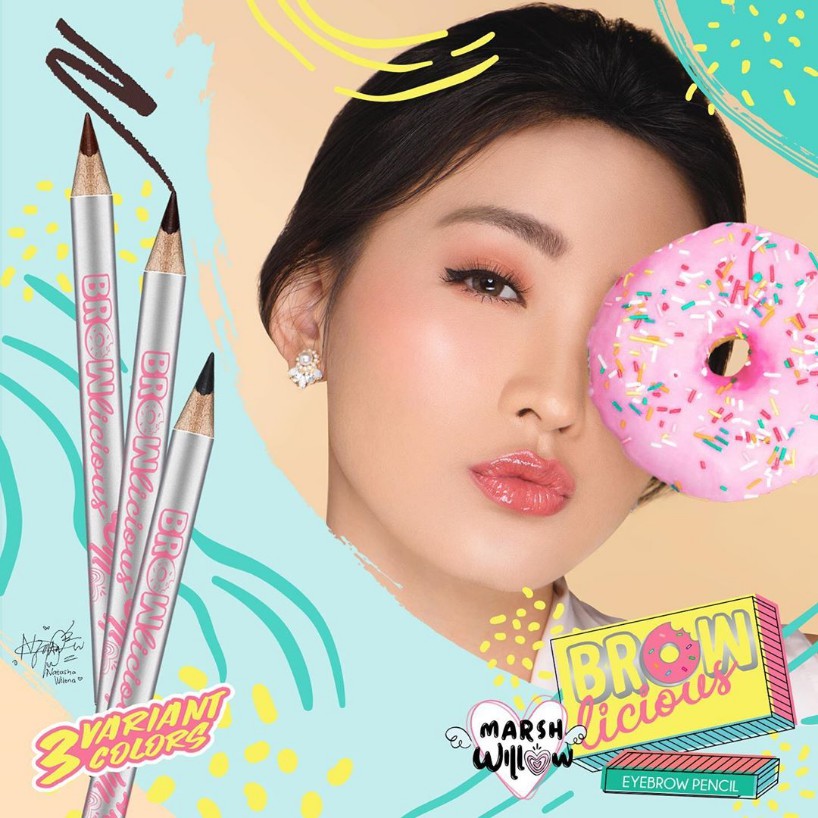 ⭐BAGUS⭐ MARSHWILLOW BROW LICIOUS | Pensil Alis / Matic